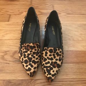 Nine West leopard low heel - size 8.5